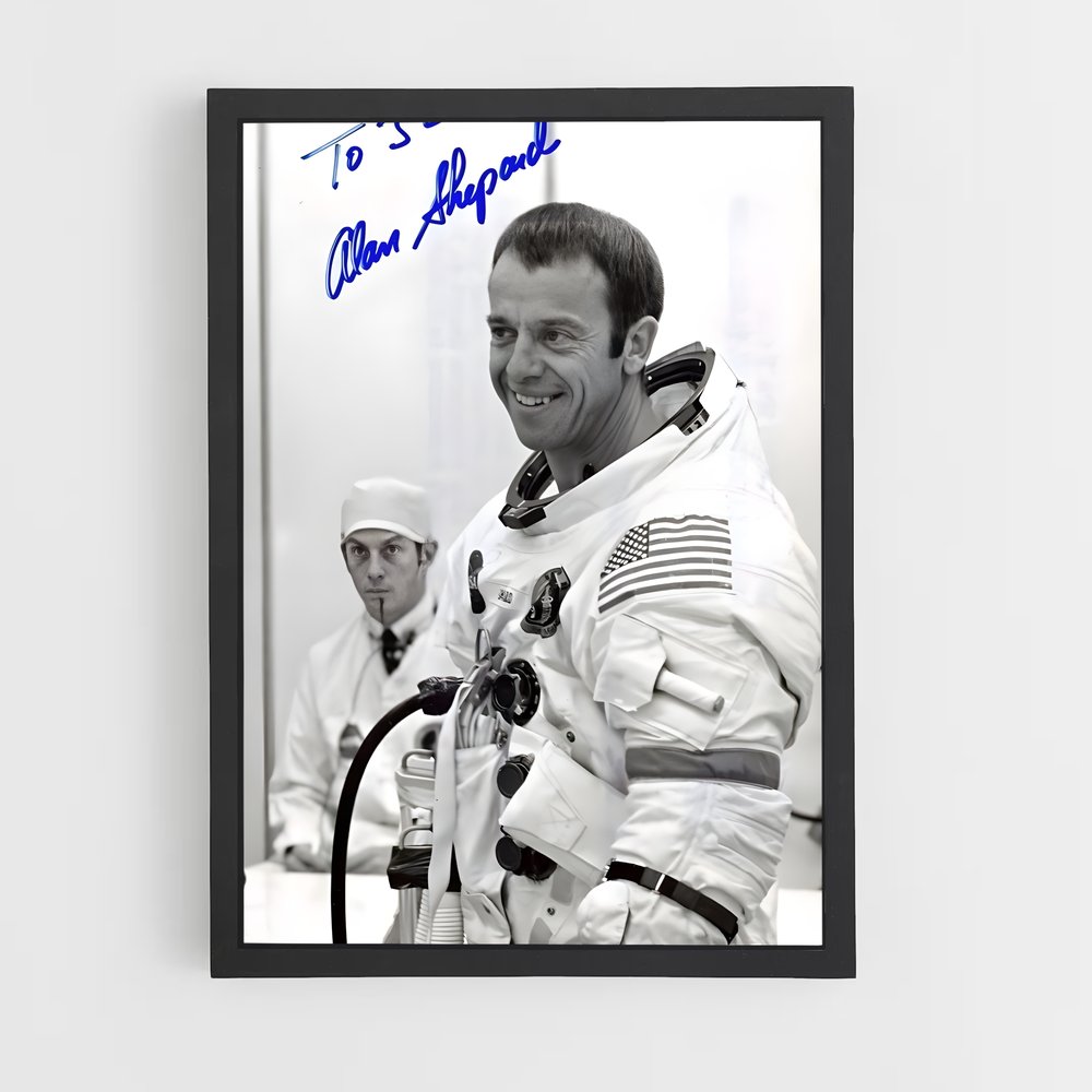 Poster Alan Astronaut – affiche Astronautes (vue 2)